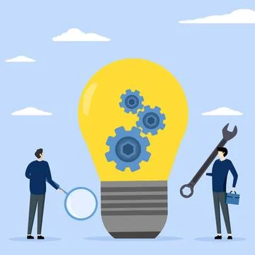 Product development, project management or productivity concept. Stockillustratie
