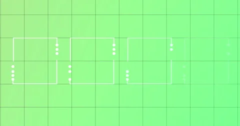 Product development stages representing square shapes missing dots 4K. Stock Footage 334518632