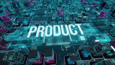 Product with digital technology concept Stock Footage 103627572
