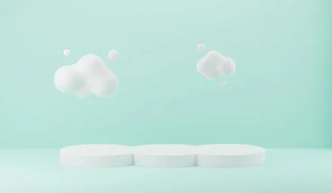 Product display 3d podium background Stock Illustration