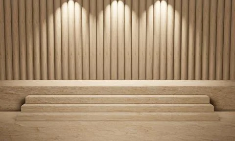 Product display backdrop with patterned wall concrete texture 3d rendering Foto stock