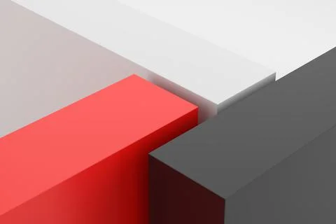 Product display design. 3D rendering. Stock Illustration