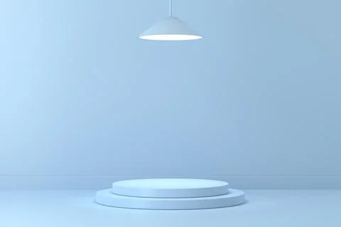 Product display design. 3D rendering. Stock Illustration