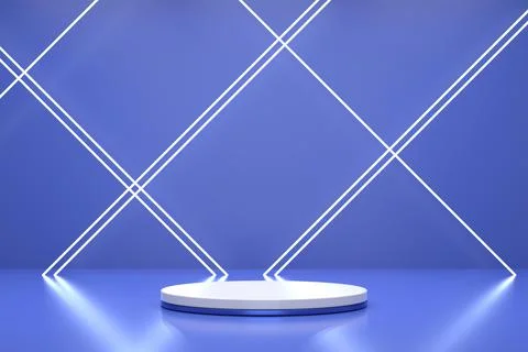 Product display design. 3D rendering. Stock Illustration