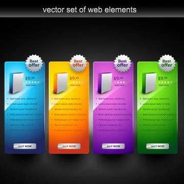 Product display Stock Illustration