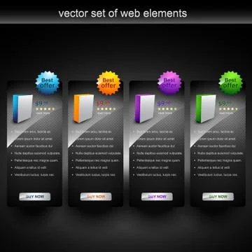 Product display Stock Illustration