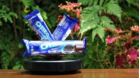 Product Display Package Of Oreo Biscuits... | Stock Video | Pond5