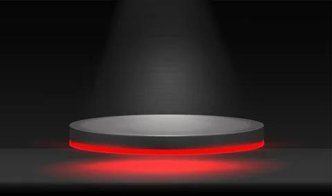 Product display presentation realistic 3d cylinder pedestal podium Stock Illustration