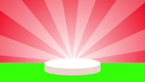 Product Display Stage with Sunlight Backdrop Podium Background 4K Stock Footage 334204268