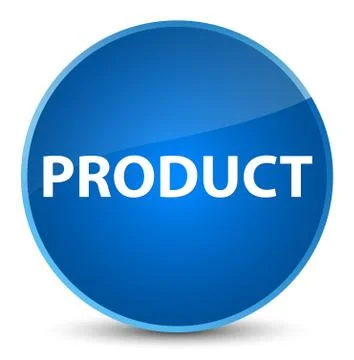 Product elegant blue round button Stockillustratie