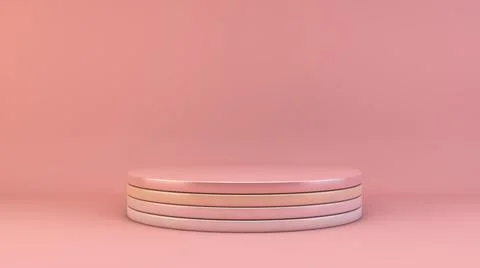 Product empty display platform Stock Illustration