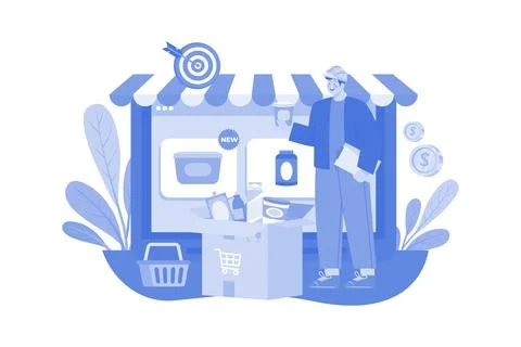 Product Engineer Illustration concept on a white background Stock Illustration