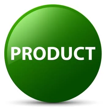 Product green round button Stock Illustration