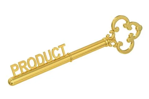 Product key concept, 3D rendering Illustrazione stock