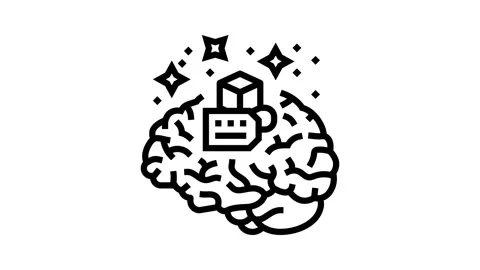 Product knowledge consumer behavior line icon animation Stock Footage 326127885