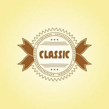 Product label sticker Stock Illustration