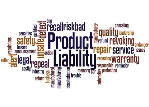Product Liability, word cloud concept Stock Illustration