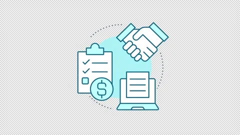 Product monetization models animated onboarding mobile app screens Stock Footage 340419875