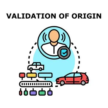Product origin validation and authenticated supply chain process Иллюстрация