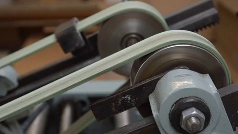 Product packaging being folded by machine on conveyor belt Video stock 77648748