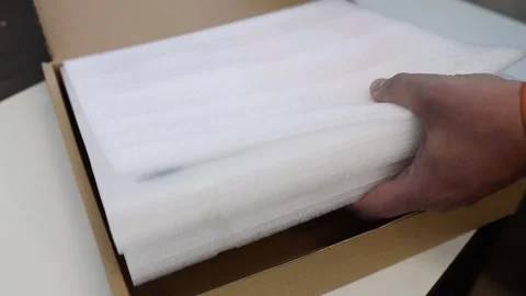 Product packaging - data transmission multiplexer in a box Stock Footage 282983854