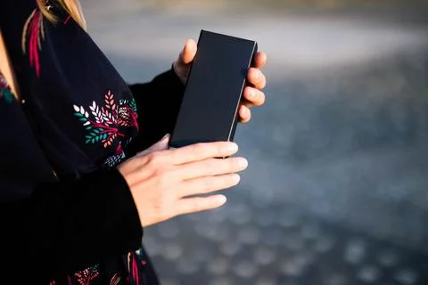  Product Packaging in Hands Stock Photos