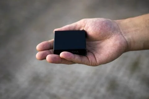 Product Packaging in Hands Stock Photos