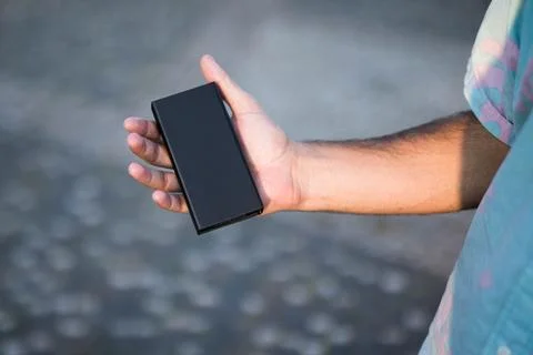 Product Packaging in Hands Stock Photos