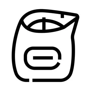 Product packaging pouch with opening and blank label Stock Illustration