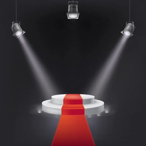 Product podium animation. Display podium for display. Video stock 299954792