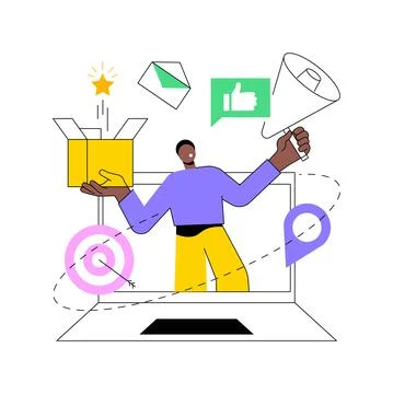 Product positioning abstract concept vector illustration. Stock Illustration