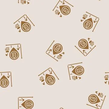 Product positioning technical sales engineer glyph seamless pattern イラスト素材