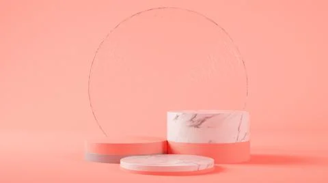 Product presentation podium Stock Illustration