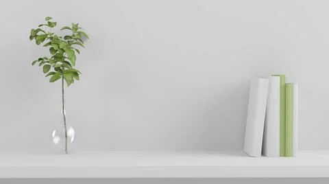 Product presentation shelf Illustrazione stock