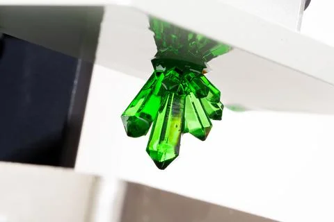 Product printed on 3D printer technology SLA. Crystal printed from resin. Detail Stock Photos