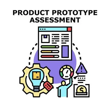 Product prototype assessment process for innovation development Stock Illustration