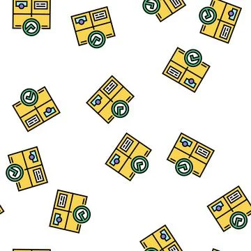Product quality vector seamless pattern Stock Illustration