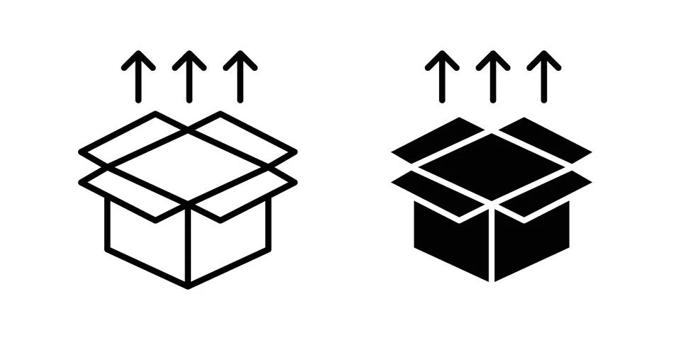 Product release icon set modern line and solid style collection. Stockillustratie