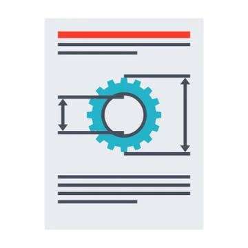 Product requirements document Stock Illustration