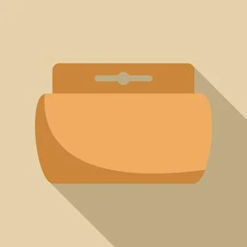 Product retail packaging container flat design illustration Stock Illustration