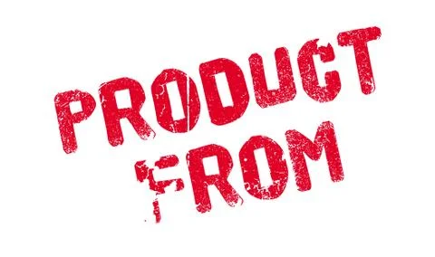 Product From rubber stamp Stock Illustration