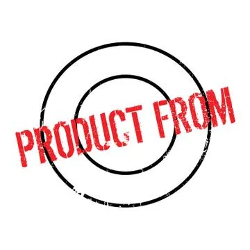 Product From rubber stamp Stock Illustration