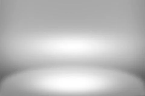 Product Showscase Spotlight Background - White, Clear, Round Photographer Studio Stock Illustration