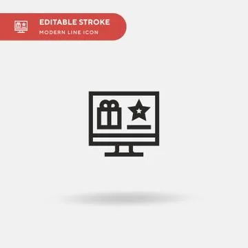 Product Simple vector icon. Illustration symbol design template for web mobil Stock Illustration
