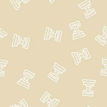Product stamping line icon vector isolated illustration イラスト素材