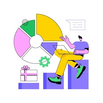 Product strategy abstract concept vector illustration. Illustrazione stock