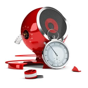 Product Testing Concept - Crash Test Illustrazione stock