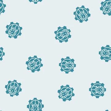 Product testing mechanical engineer glyph seamless pattern Illustrazione stock