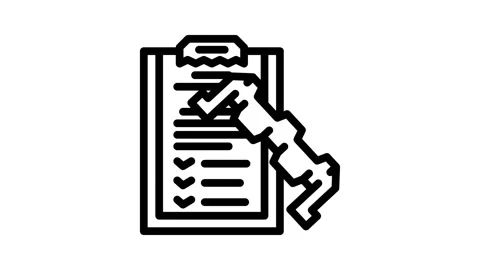 Product testing mechanical engineer line icon animation Stock Footage 326762398