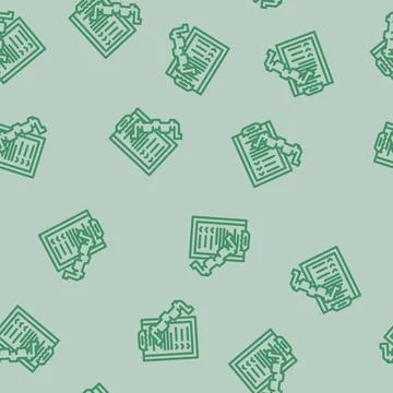 Product testing mechanical engineer line vector seamless pattern Illustrazione stock